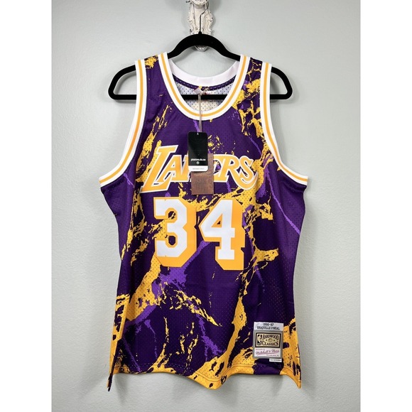 Mitchell & Ness LA Lakers Shaquille O'Neal 96' Team Swingman Jersey XL NEW